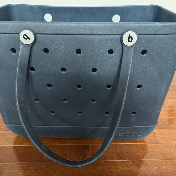 Preowned Original Bogg Bag Large Tote in Navy - Picture 3 of 7